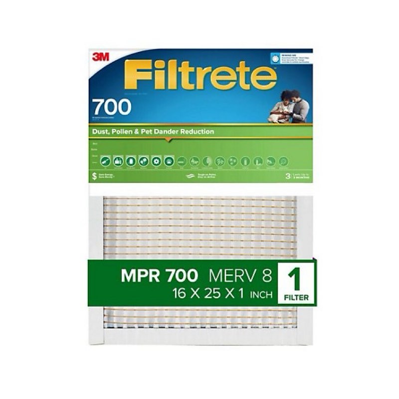 filtrete mpr 700 dust, pollen & pet dander reduction air filter