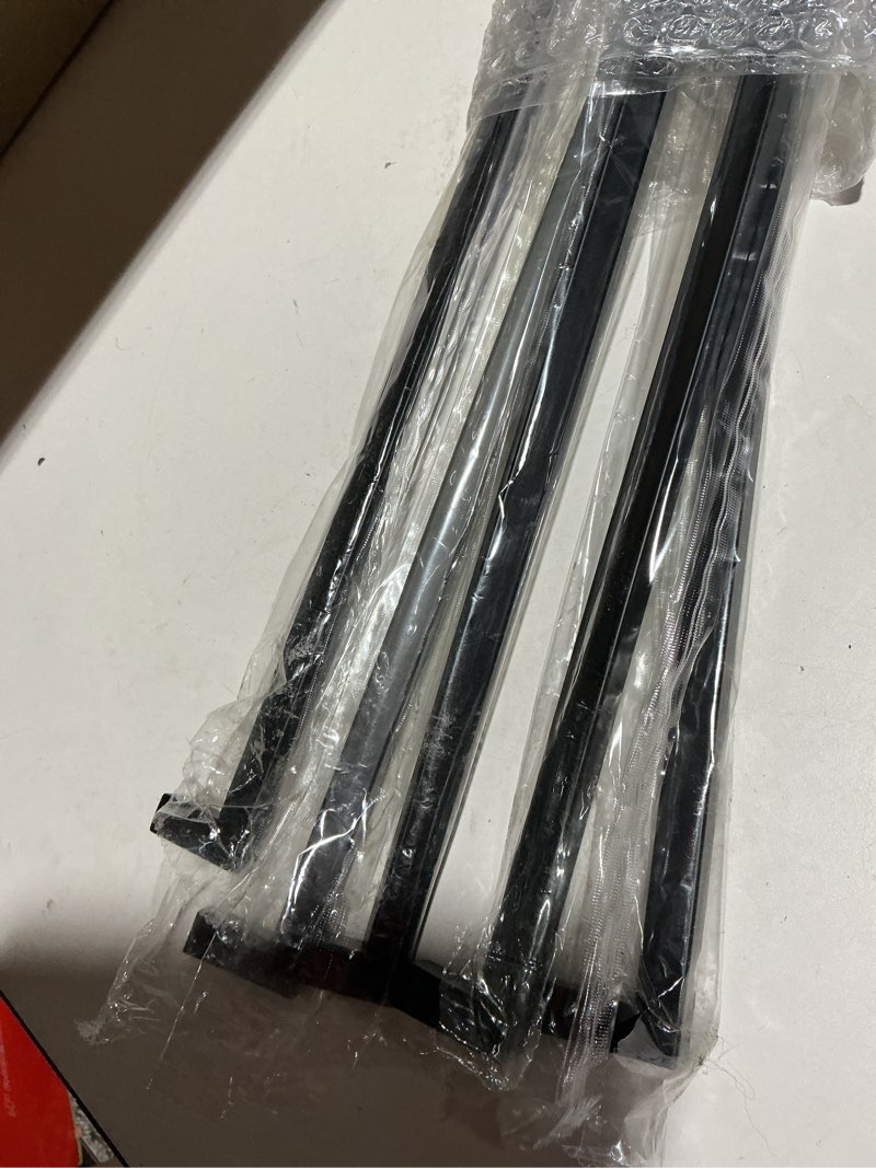 Condition photo showing Good Condition for 5 pack black cabinet pulls 18 inch square cabinet handles matte black kitchen hardware for cabinet square drawer pulls with screwdriver 5 18 in hole centers