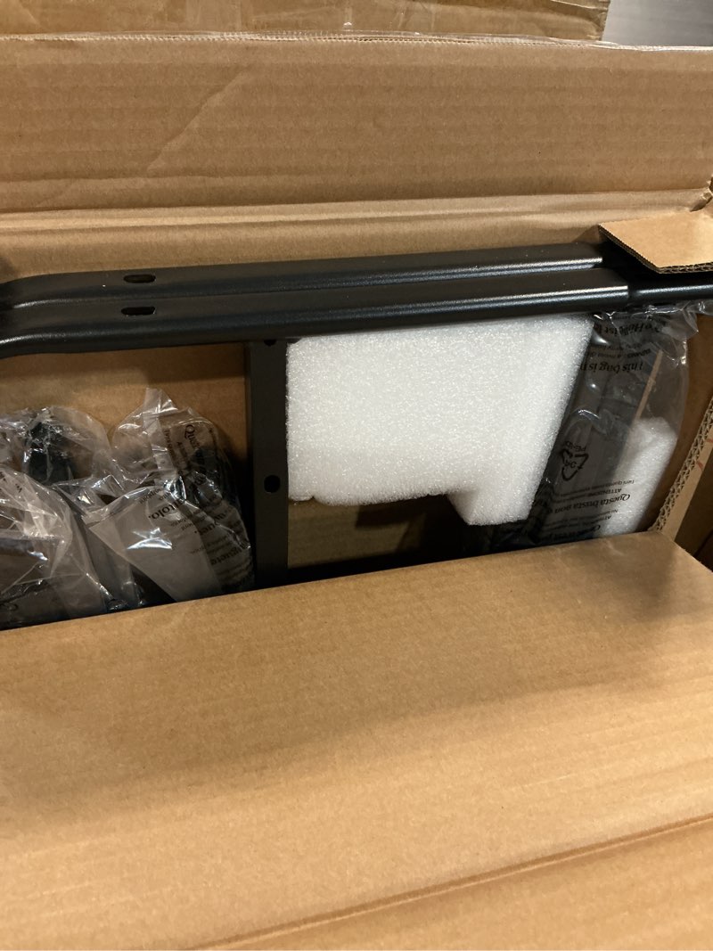Condition photo showing New/Like New for zinus rumi 14in twin metal bed frame, quick assembly smartbase® mattress foundation, heavy duty sturdy steel with no box spring needed, eco-friendly packaging, black black twin basic assembly