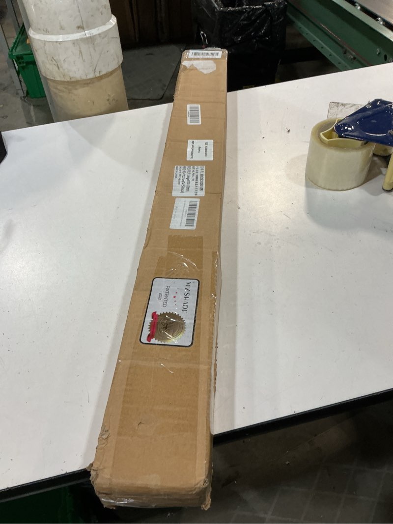 Condition photo showing New/Like New for myshade cordless blackout cellular shades for windows, honeycomb window shades with thermal insulation, child & pet safe room darkening shade, easy install, 34" w x 48" h, beige beige 34"w x 48"h