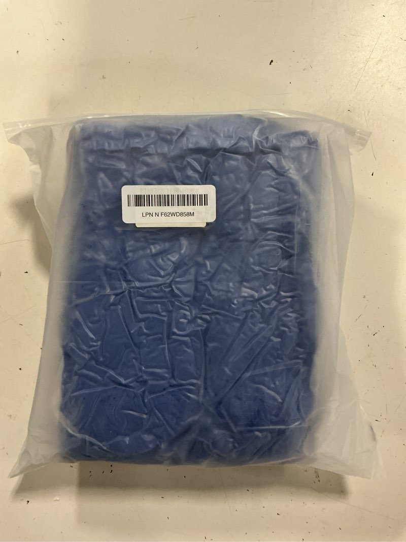 Condition photo showing New/Like New for qubjus 2 pack round cocktail tablecloths stretch table skirt - 32x43 inch bar high top stylish and elegant cocktail table covers for parties, weddings, holidays - blue blue 2 pack - 32"x43"