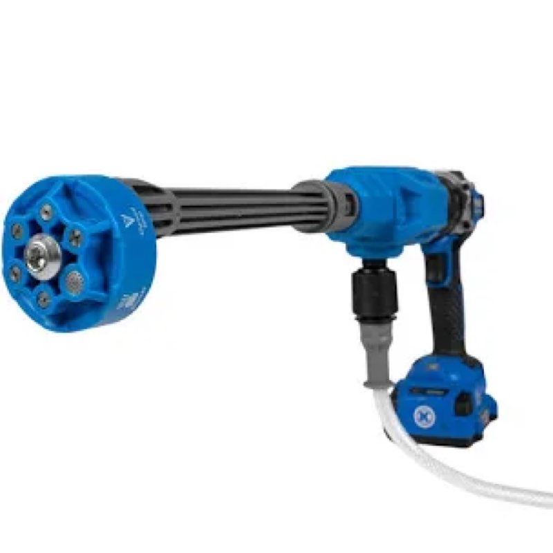 rotopower power cleaner drill attachment 500-psi 1-gpm cold water battery pressure washer with 1 spray tips