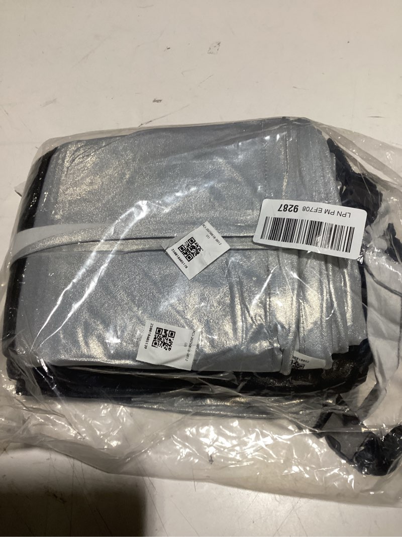 Condition photo showing Good Condition for Patio Chair Covers for Outdoor Furniture Waterproof 2 Pack, Patio Sofa Cover Lounge Deep Seat Cover with Air Vent Fits up to 32"W×37"D×36"H inches, Black&Silver. Black&Silver 2 Pack 32"W x 37"D x 36"H