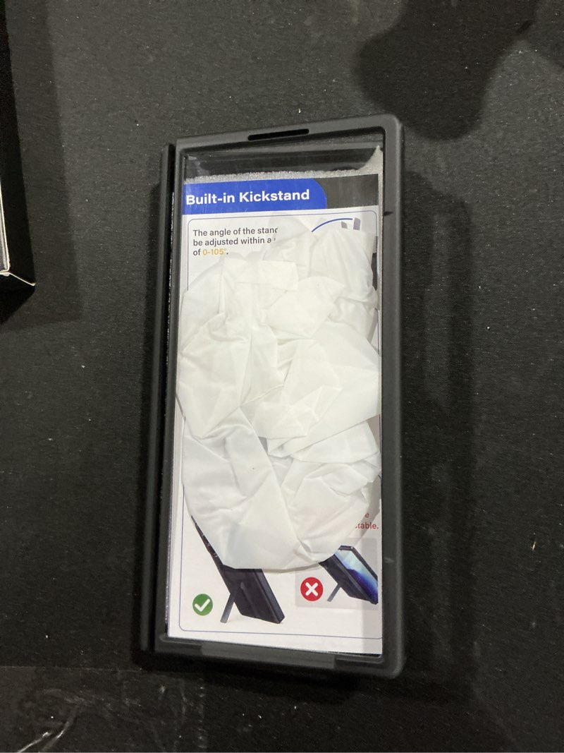 Condition photo showing New/Like New for Vihibii for Samsung Galaxy Z Fold 7 Case with Stand, Compatible with MagSafe, Full Lens & Hinge Protection, Front Screen Protector, Military Grade Rugged Phone Cover Case for Galaxy Z Fold 7, Black Black Z Fold 7