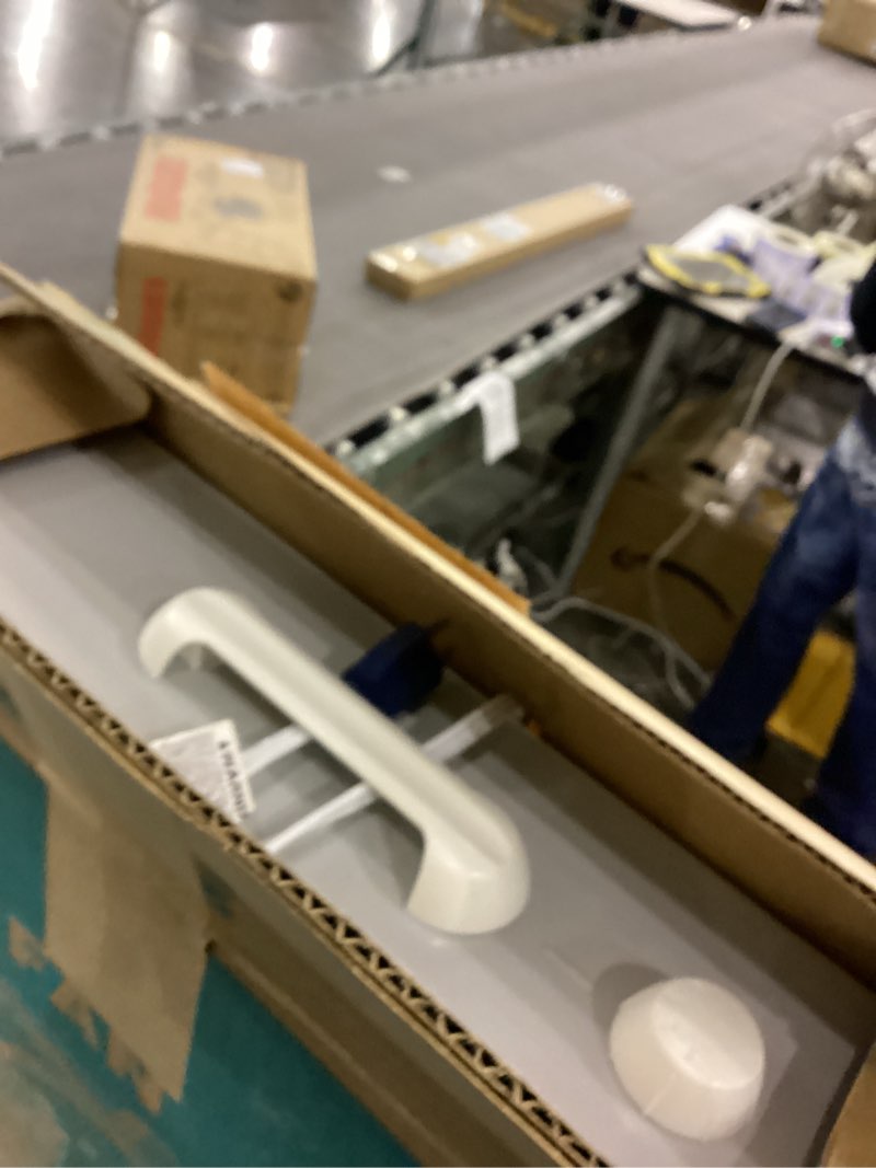 Condition photo showing As Is for Air King 9723 20-Inch 3-Speed Box Fan , White