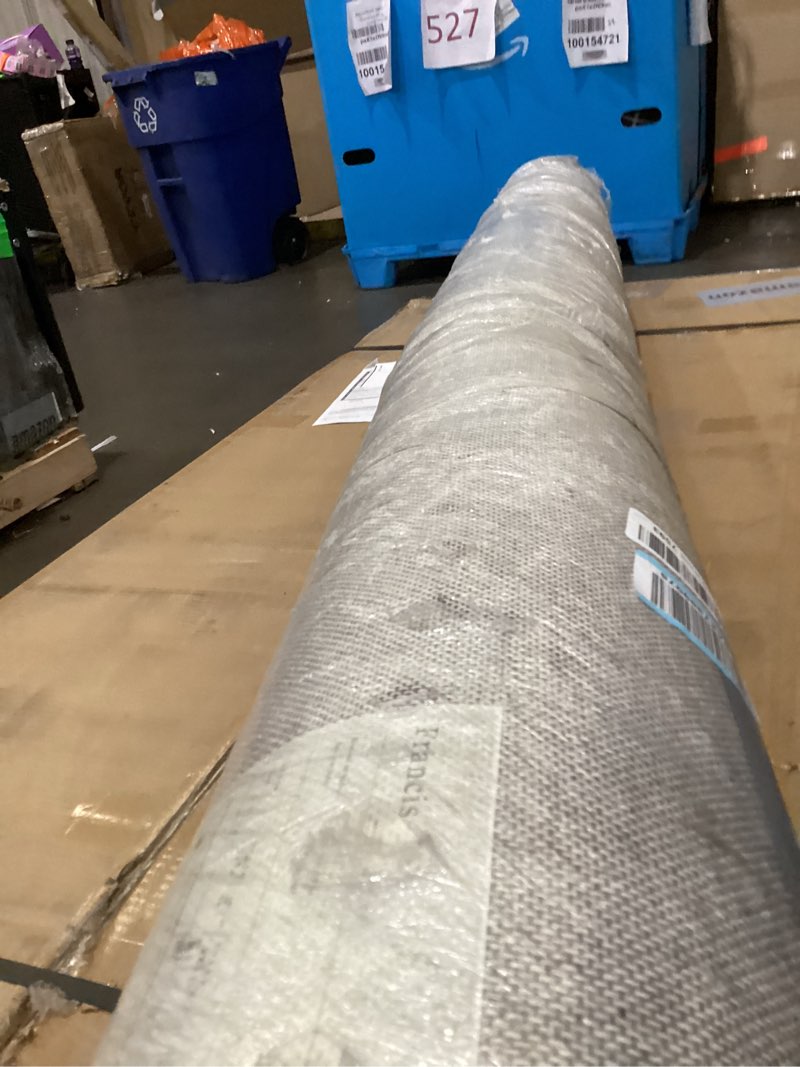 Condition photo showing New/Like New for Loloi Chris Loves Julia Francis Collection FRA-01 Spa/Granite 8'-6" x 12' Area Rug Spa / Granite 8'6" x 12' (Rectangular) Geometric