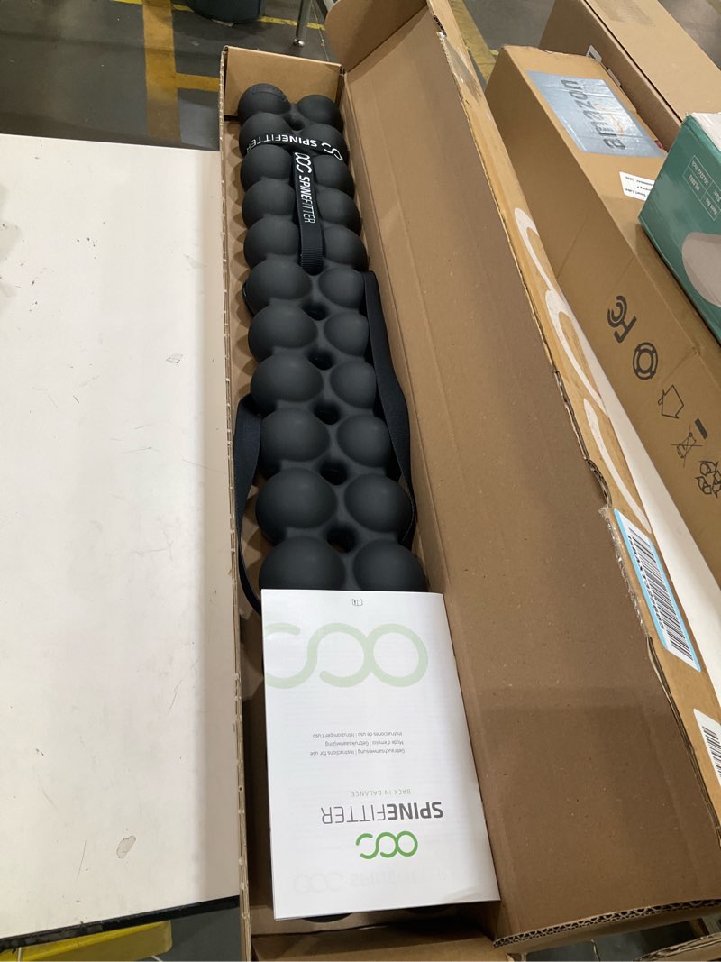 Condition photo showing Good Condition for spinefitter by sissel | massage device for back & balance | back trainer relieves tension & blockages | ideal for pilates and yoga | for relaxation of the spine | for home & professional (black)