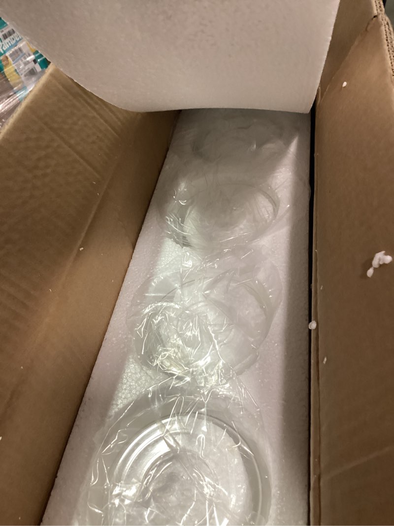 Condition photo showing New/Like New for GoYeel Bathroom Light Fixtures Over Mirror, Matte Black Vanity Light 4 Light Wall Sconce Lighting Indoor Farmhouse Bathroom Lamp with Clear Glass Shade for Bedroom Living Room Hallway Kitchen Black 4 Light