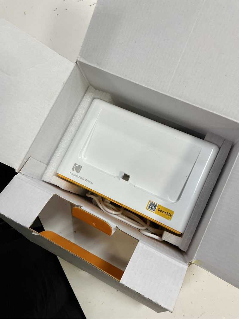 Condition photo showing Good Condition for kodak mini shot 2 retro 4pass 2-in-1 instant camera and photo printer (2.1x3.4 inches) + 68 sheets bundle, white