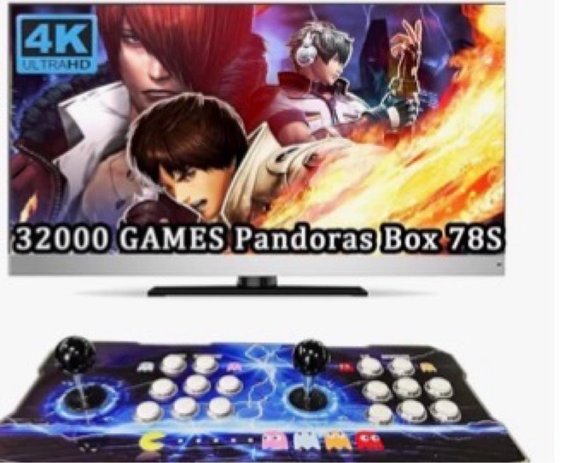 fvbade [32000 in 1] 78s pandora box arcade game console compatible pc & projector & tv ,3d games 1-4