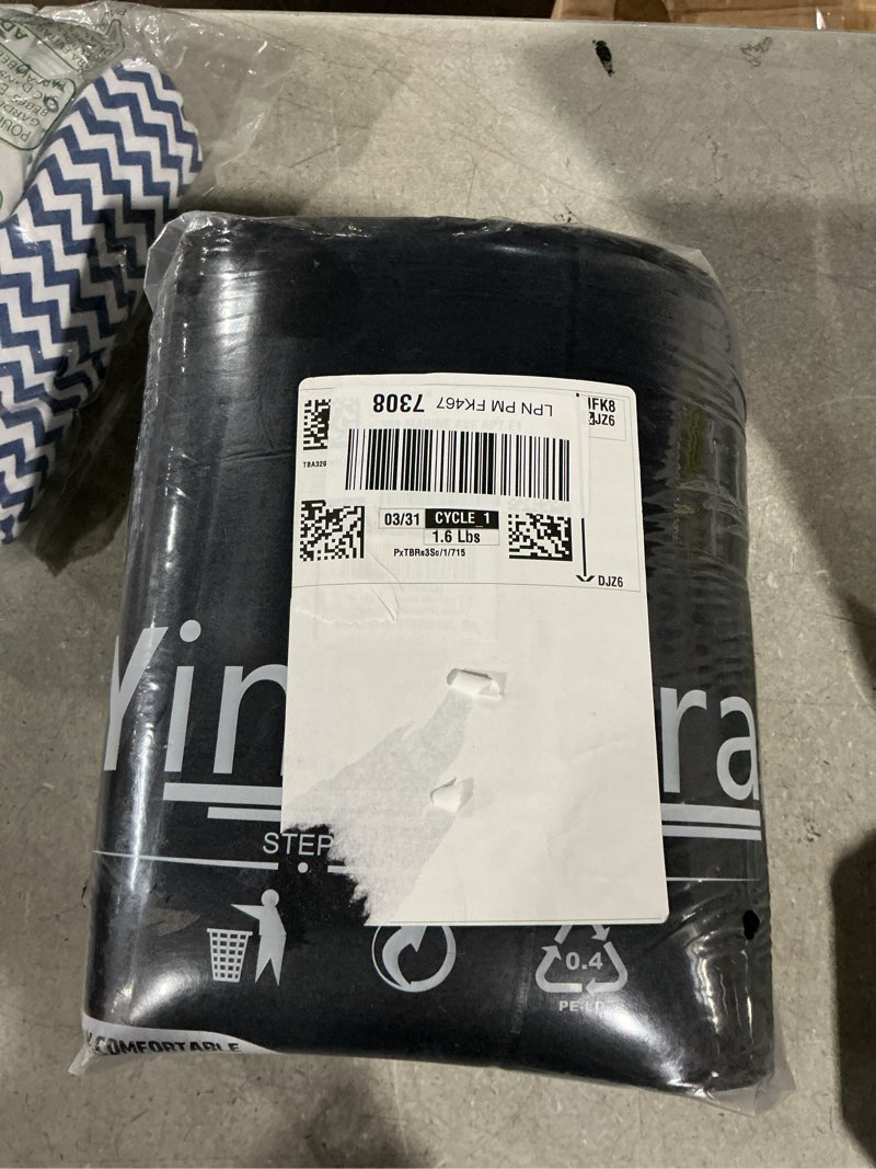 Condition photo showing New/Like New for yimobra memory foam bathroom rugs sets 2 piece - super soft absorbent quick dry bath mat set, machine washable non slip floor carpet for tub shower & single sink (17x24 & 31.5x20 inch, black) black 31.5x20+24x17 inch