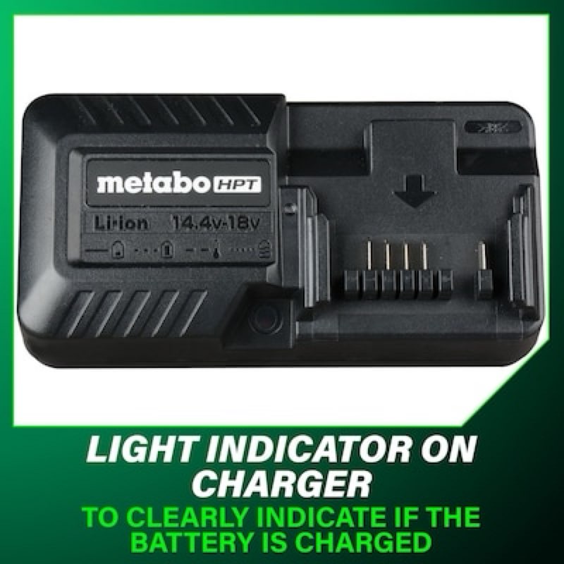 Condition photo showing As Is for Metabo HPT MultiVolt 18 -Volt Battery Charger 