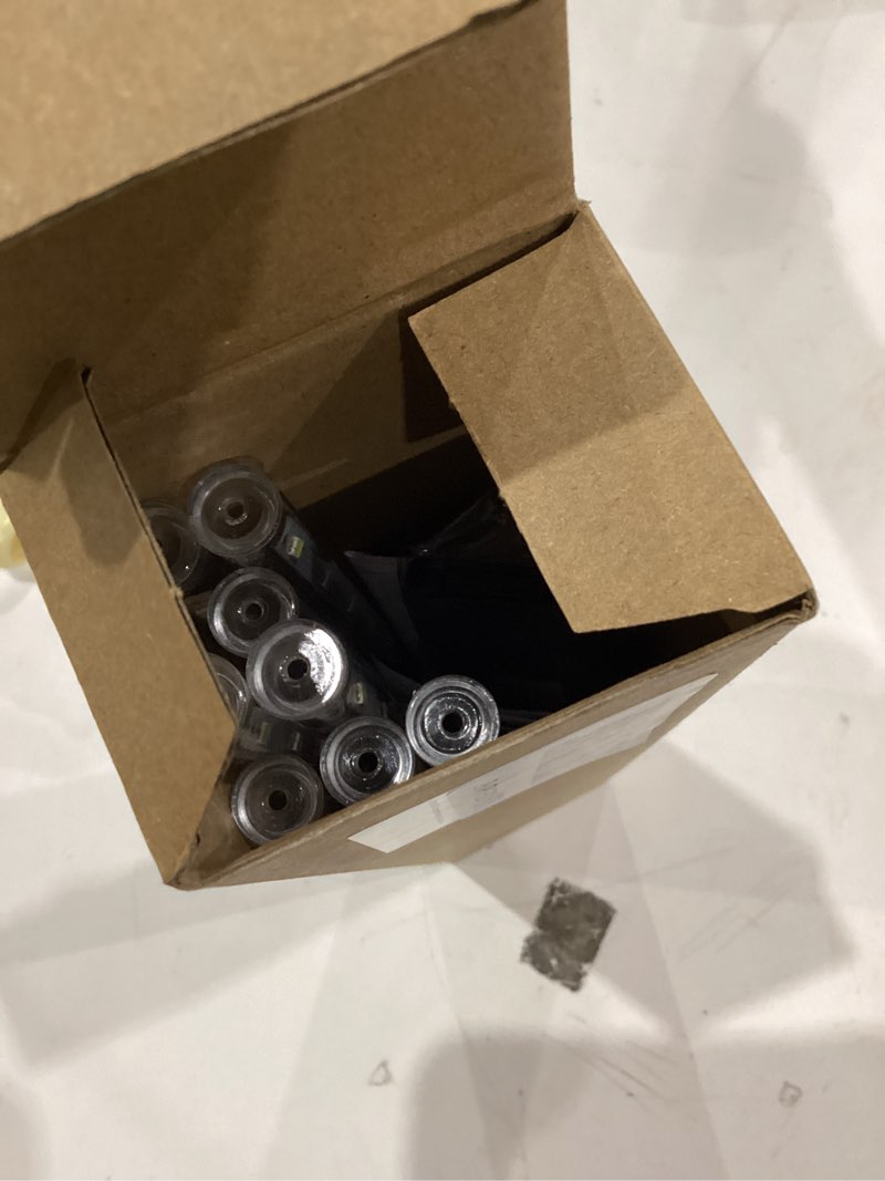 Condition photo showing As Is for Christmas Meteor Shower Lights Battery Powered,Waterproof 192 LED Icicle Snow Falling Light with Remote Timer Raindrop Lights for Tree Yard Patio Christmas Party Outdoor Decor(Cool White)