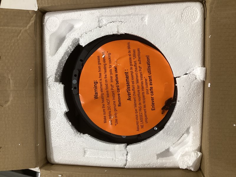 Condition photo showing Good Condition for Instant Pot Duo 7-in-1 Mini Electric Pressure Cooker, Slow Rice Cooker, Steamer, Sauté, Yogurt Maker, Warmer & Sterilizer, Includes Free App with over 1900 Recipes, Stainless Steel, 3 Quart 3 Quarts