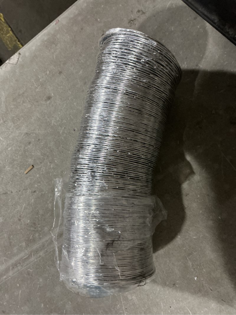 Condition photo showing As Is for imperial 4-in x 240 foil flexible duct