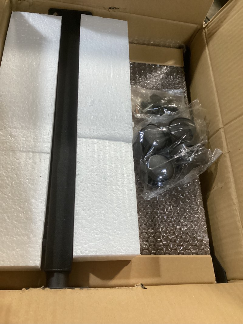 Condition photo showing Good Condition for C Table End Table Adjustable Height, 360°Swivel TV Tray Table for Small Spaces, Side Tables with Wheels for Living Room and Bedroom, Bed (Walnut) L15.7*W11.8 Walnut-height Adjustable