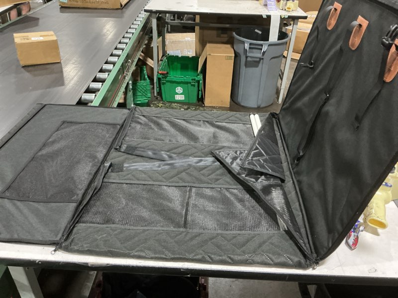 Condition photo showing Good Condition for (similar too) mancro dog car seat cover for back seat, 2026 upgraded 600d heavy duty waterproof & scratch-resistant dog hammock for car, back seat pet cover for dogs with sedan, trucks and suvs, standard, black black standard (54\" w x 55\" l)