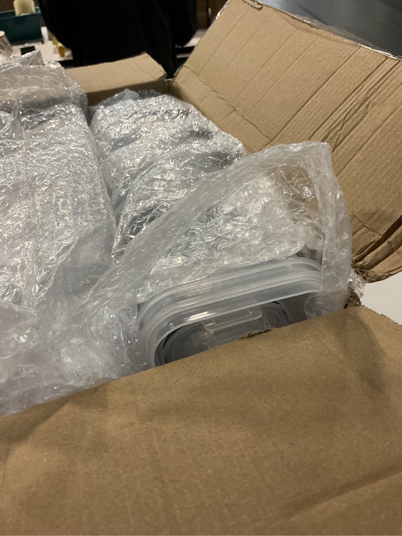 Condition photo showing Good Condition for stusgo airtight food storage containers with lids, bpa free clear pantry storage container for kitchen food pantry organizers and storage, plastic pantry organiser for cereal,flour and sugar 42 pack