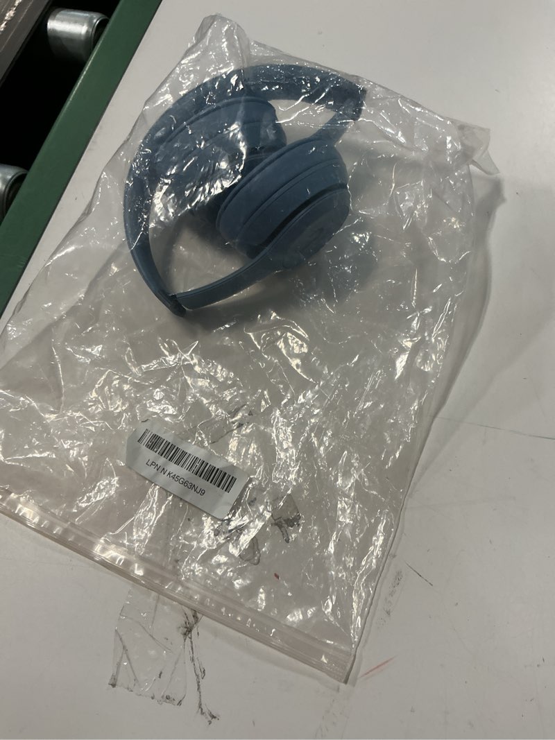 Condition photo showing As Is for Beats Solo 4 - Wireless On-Ear Bluetooth Headphones, Up to 50-Hour Battery Life, Ultra-Lightweight Comfort, Powerful and Balanced Sound, Apple & Android Compatible - Slate Blue Slate Blue Standalone