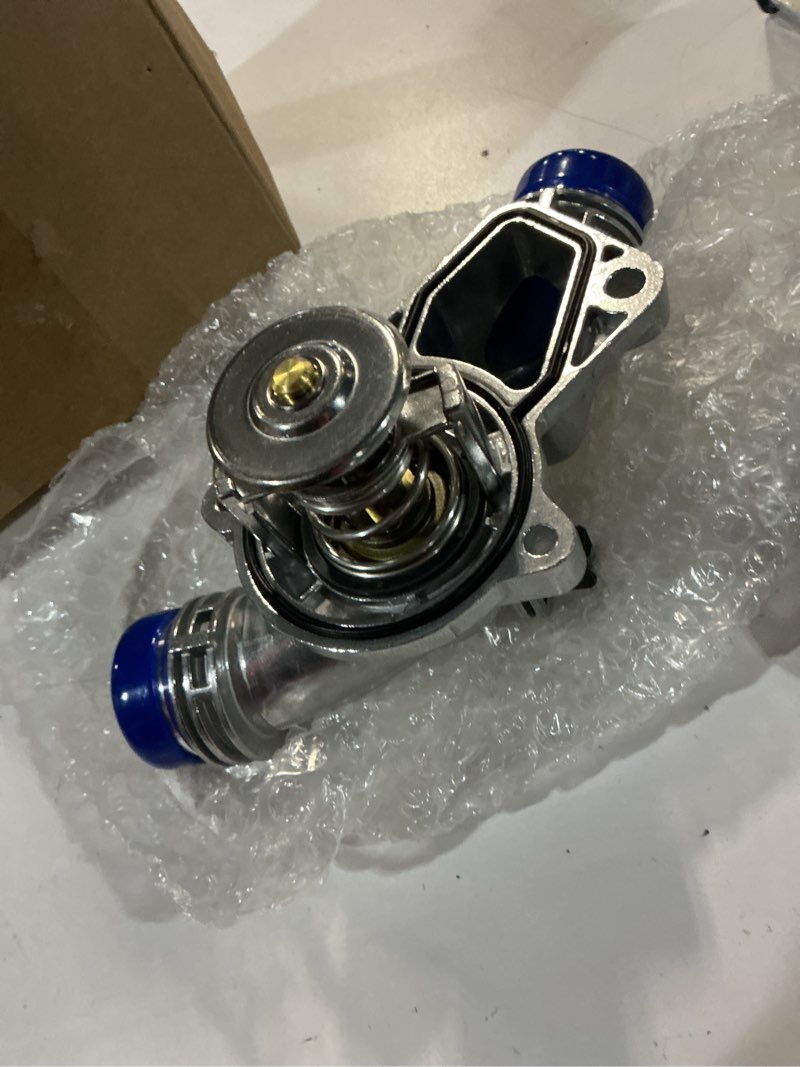 Condition photo showing Good Condition for mitzone upgrade aluminum thermostat assembly with housing compatible with bmw e46 e39 e60 e83 e53 e85 325i 330i 525i 530i x5 x3 z3 z4 replace 11537509227