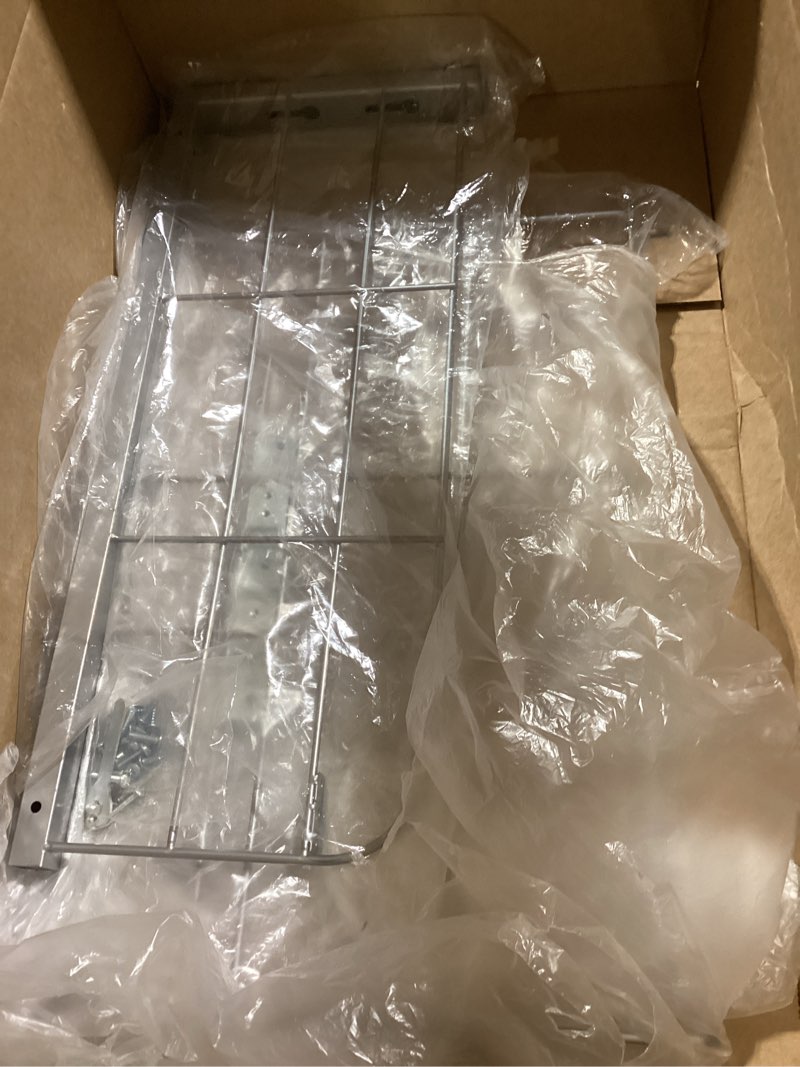 Condition photo showing Good Condition for Double Pull Out Trash Can Under Cabinet with Soft Close Slides 130LB Heavy Duty Under Sink Trash Bin Kit with Door or Base Mount, Fits 16" W x 23" D Cabinet, Trash Can Not Included A-Double