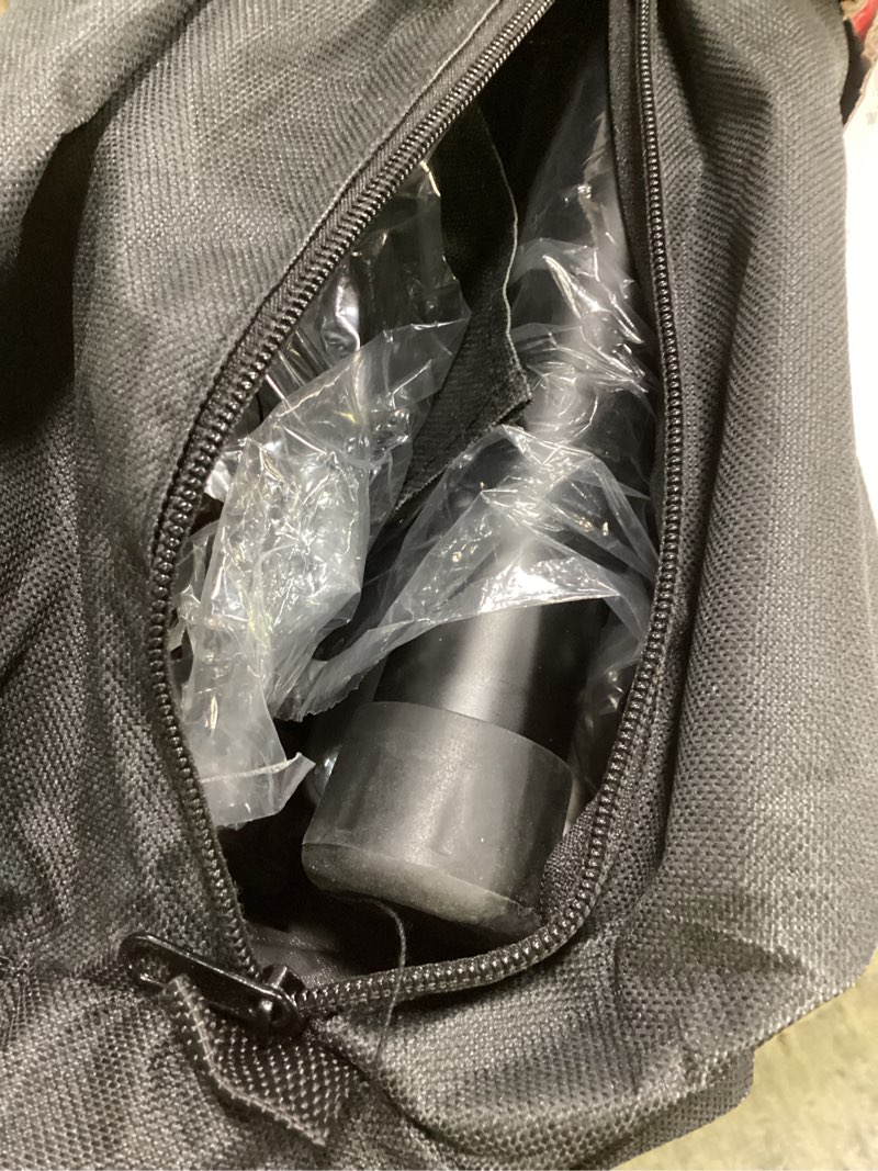 Condition photo showing As Is for Gemini Sound ST-Pack Heavy Duty Professional Audio Universal DJ Fold-Out Telescoping Tripod Steel Speaker Stands (Set of 2), Up to 80" Inches Tall, 200lb Weight Capacity with Carry Bag Included,Black