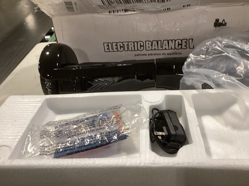 Condition photo showing Good Condition for Starship Electric Hoverboard with Bluetooth Speaker, Chrome Color Self Balancing Scooters with Science Fiction Design and 6.5 inch LED Wheels (Chrome Black)