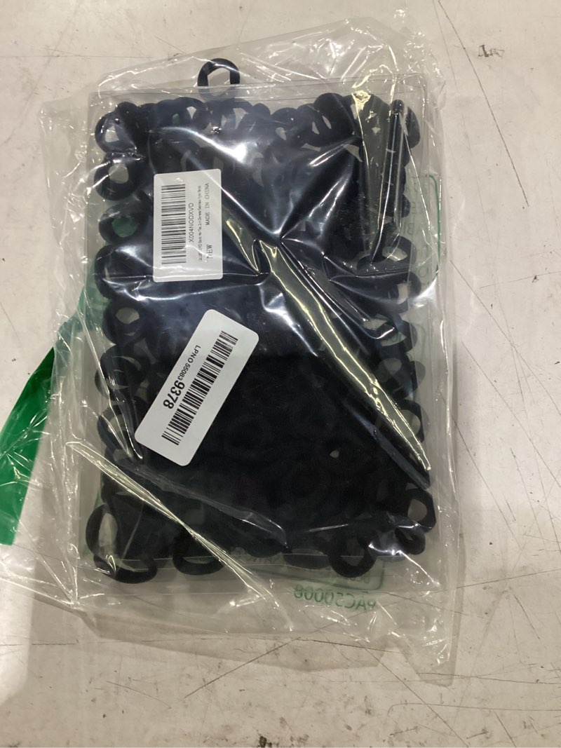 Condition photo showing New/Like New for 300pcs baby girl hair ties for toddlers,durable stretchy seamless small hair bands,ponytail hodlers for babies kids black (b-series for baby/toddler)
