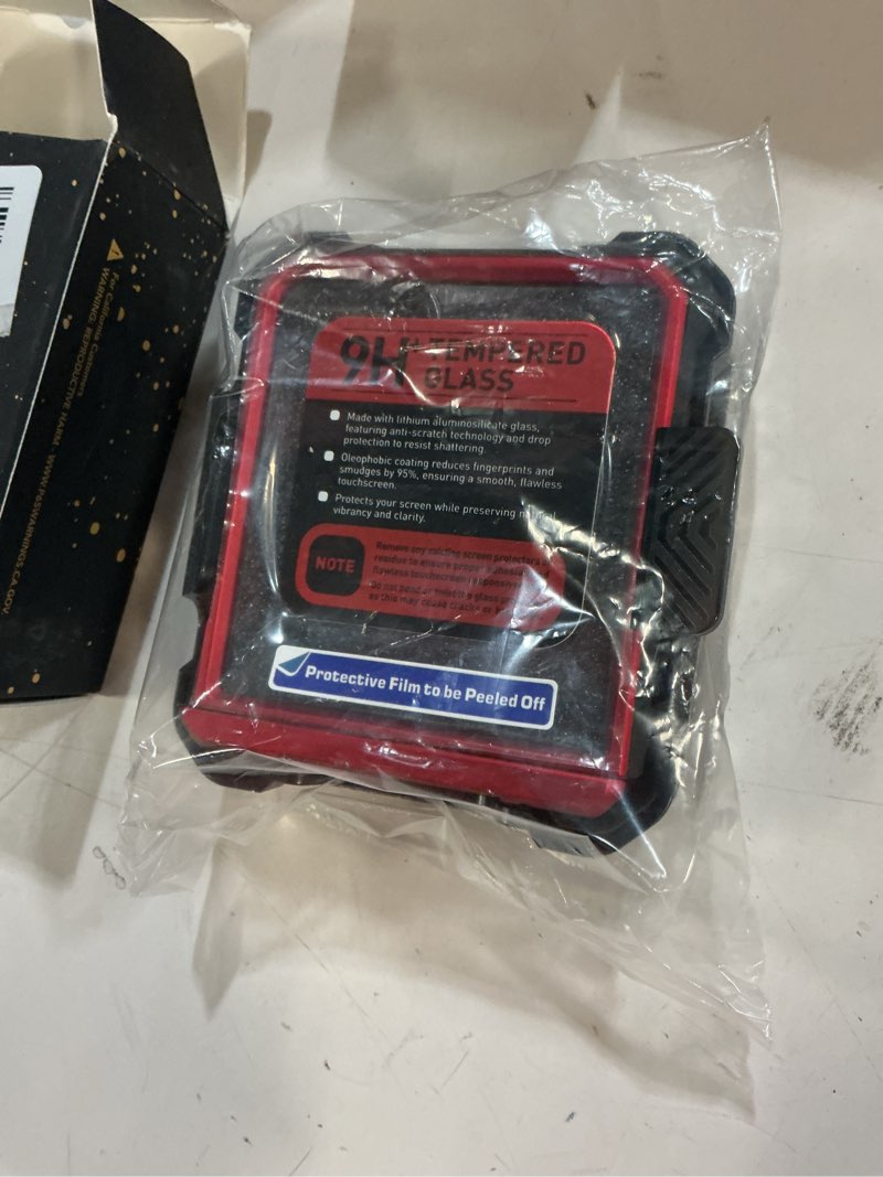 Condition photo showing Good Condition for i-blason for samsung galaxy z flip 7 case with stand, [tempered glass screen protector] [hinge protection] [belt-clip], full-body military protection phone case for samsung z flip 7, armorbox, red ruddy