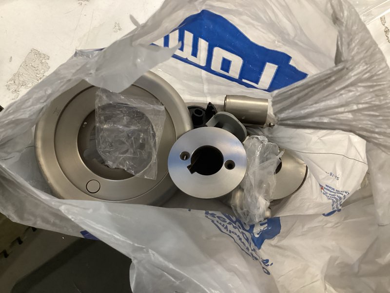 Condition photo showing As Is for Danco 10002 Tub/Shower Trim Kit for Moen Moentrol and Posi-Temp series in Brushed Nickel