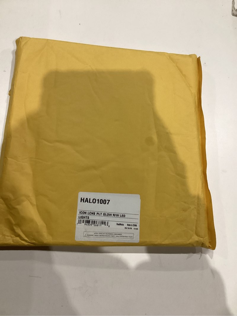 Condition photo showing New/Like New for RoadWorks RealTruck Halo Glow Light for License Plates, red and white LEDs | HALO1007