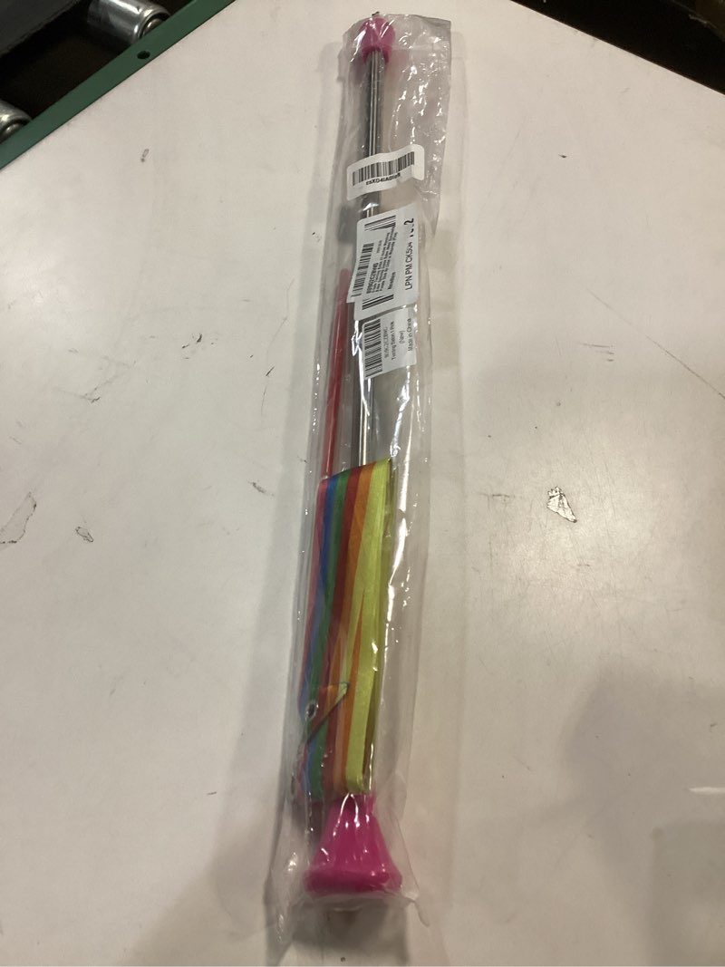 Condition photo showing New/Like New for Twirling Baton 21 Inches Marching Baton Spinning Dance Baton Metal Gymnastics Parade Stick for Child in Majorette (Pink)