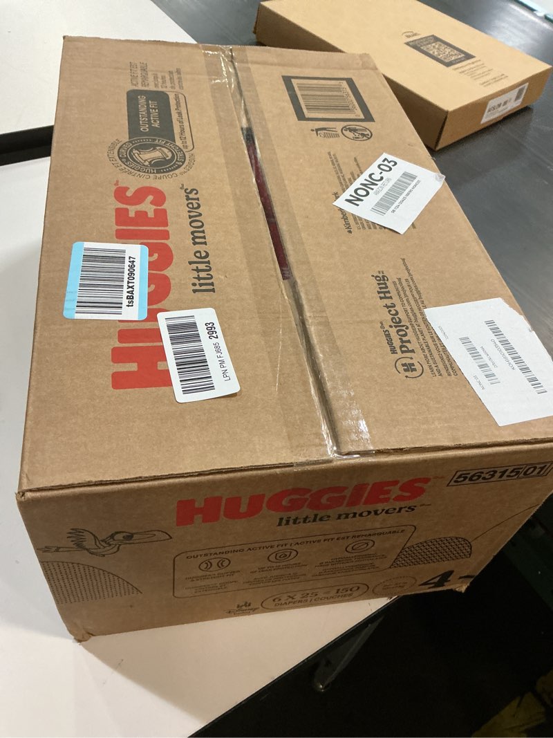 Condition photo showing New/Like New for Huggies Little Movers Disposable Diapers - Econ+ Pack - Size 4 - 150ct