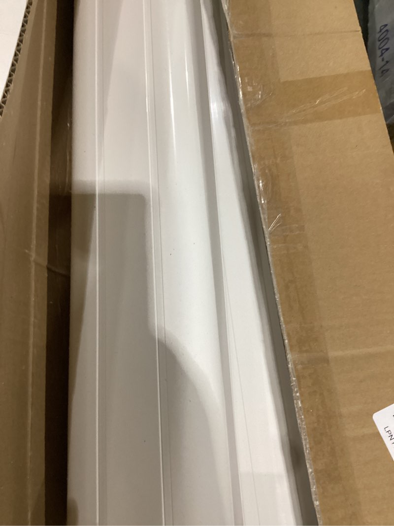 Condition photo showing Good Condition for 5" 17ft pvc decorative line set cover kit for ductless mini split air conditioners 17ft line set cover for heat pump system and central ac(total length 17ft), white 5"wx 17'ft-white kit