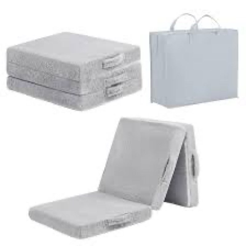 Tiita Trifold Floor Mattress for Kids,Baby Kids Futon with Removable Cover, High Density Foam Toddle