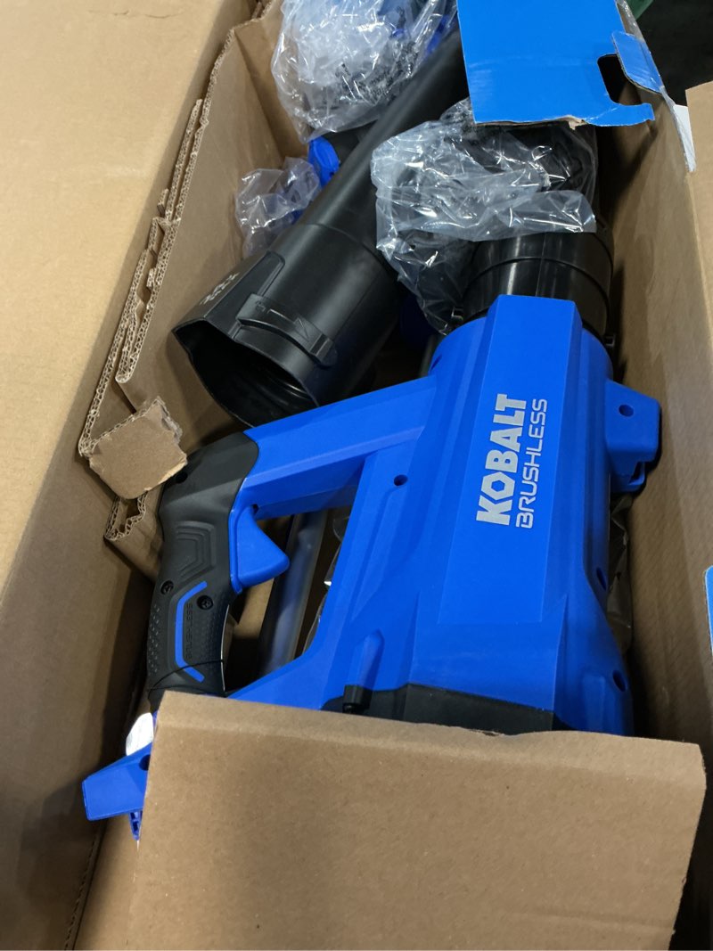 Condition photo showing Good Condition for kobalt 24-volt cordless battery string trimmer and leaf blower combo kit 4 ah (battery & charger included)