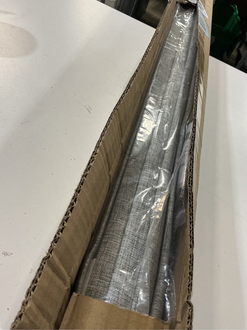 Condition photo showing Good Condition for lazblinds no tools no drill cordless roman shades for windows, blackout thermal insulated uv blocking window blinds, lightweight fabric blinds for indoor windows, 39" w x 60" h, blackout - grey grey 39" w x 60" h