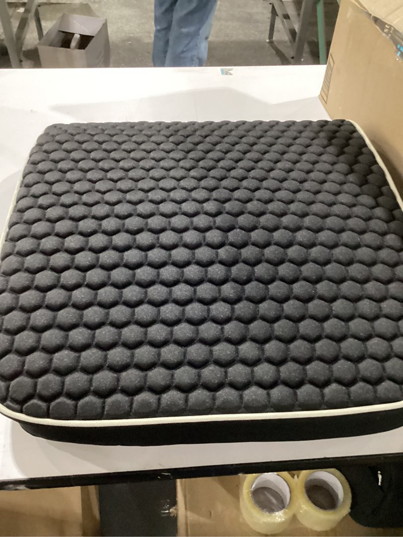 Extra Large Office Chair Cushion, Seat Cushion with High-Resilience Foam & Honeycomb Surface for Bac