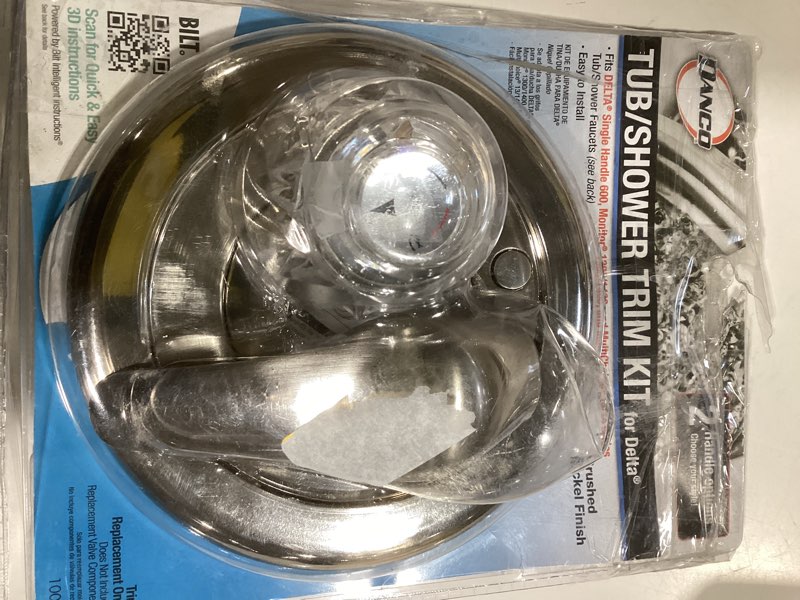 Condition photo showing New/Like New for danco brushed nickel 1-handle sold separately bathtub and shower faucet