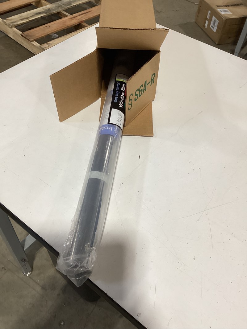 Condition photo showing Good Condition for kespen window film one way daytime privacy static cling sun blocking anti uv reflective window tint for home and office, silver, 29.5 inch x 13.1 feet silver 29.5 inch x 13.1 feet