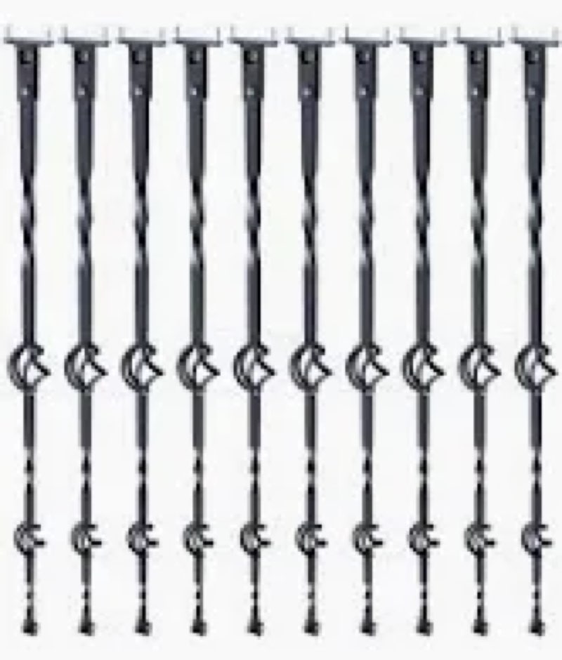 VEVOR Staircase Metal Balusters Decorative Banister Spindles