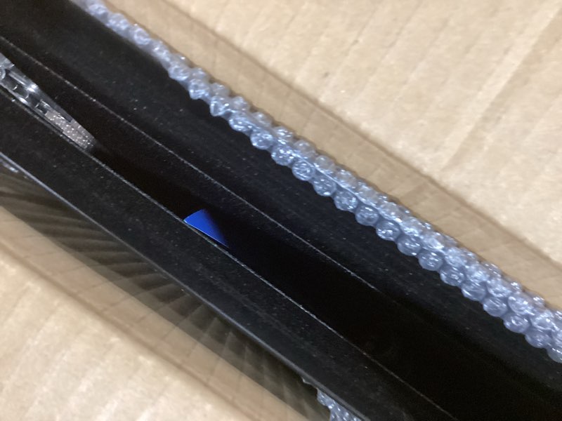 Condition photo showing Good Condition for 3FT Portable Wheelchair Ramp with Quick-Lock, Black Seamless Non-Slip Aluminum Folding Handicap Ramp,Threshold Ramp for Doorways, Wheel Chair Ramp for Home Steps, Loading Dock Plates 3FT((Using height 3-9''?