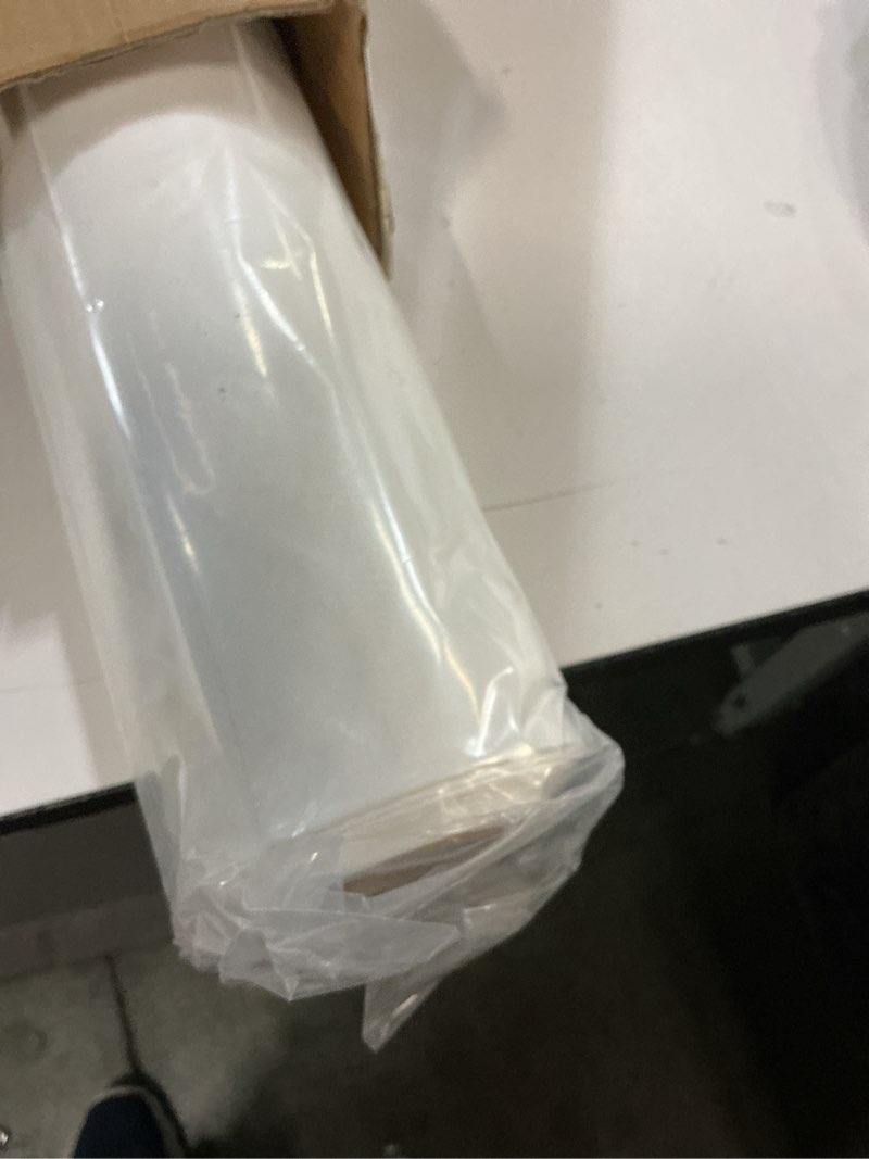 Condition photo showing New/Like New for Crawl Space Vapor Barrier, 10mil Film, 10'x25', White Plastic Sheeting - Thick Plastic Sheeting, Heavy Duty Polyethylene Film, Drop Cloth Vapor Barrier Covering for Crawl Space, Garden, Basement 10 Mil 10' x 25'