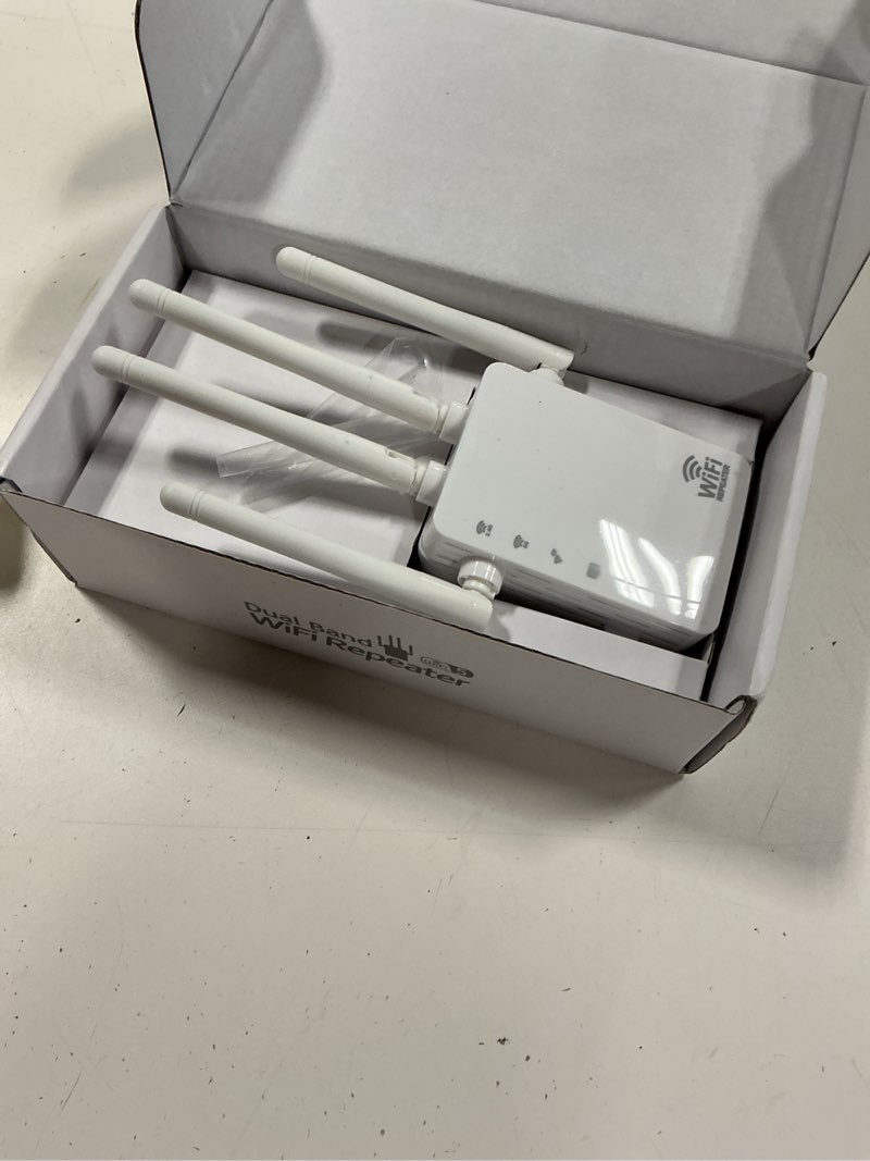 Condition photo showing As Is for wi-fi repeater signal amplifier for home-aa1fdhhsdgnfjhk