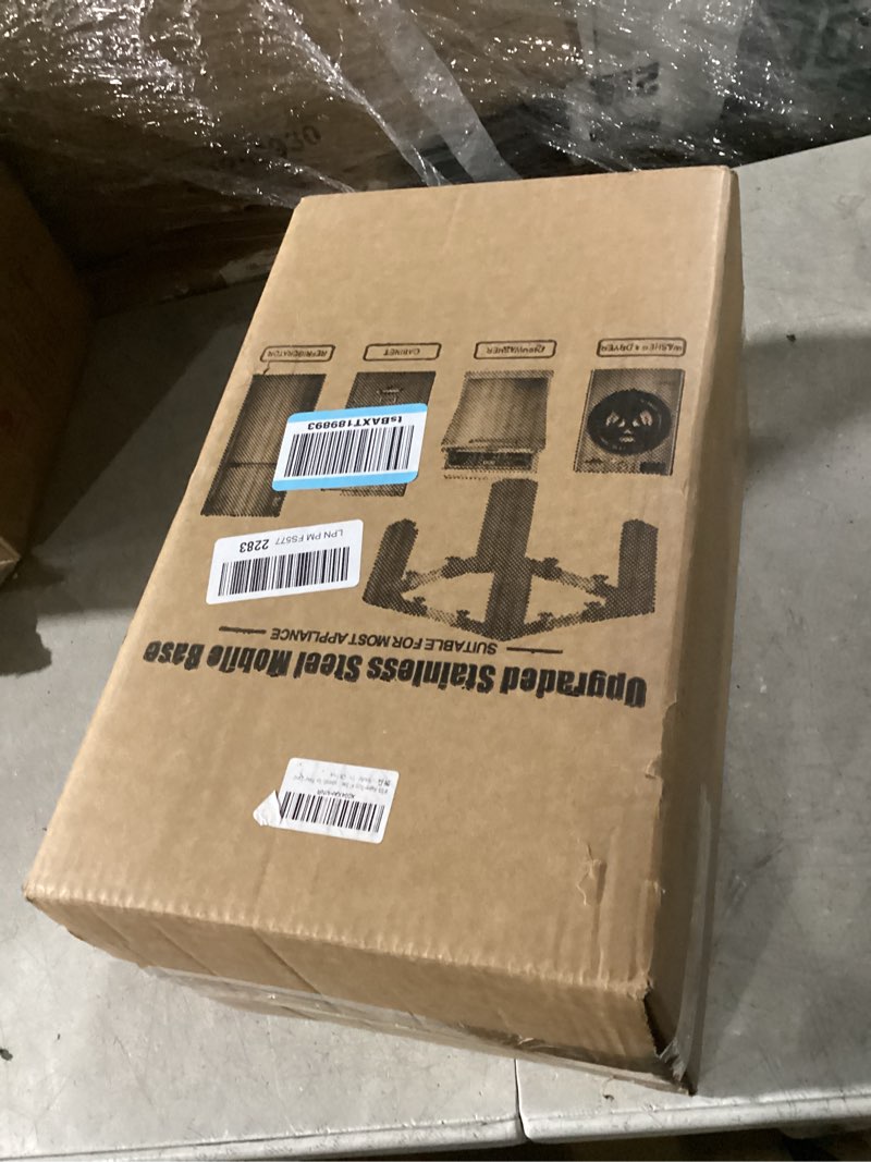 Condition photo showing New/Like New for wbd heavy-duty all steel laundry pedestal height 12", 1200lbs washing machine stand with 4 strong fe