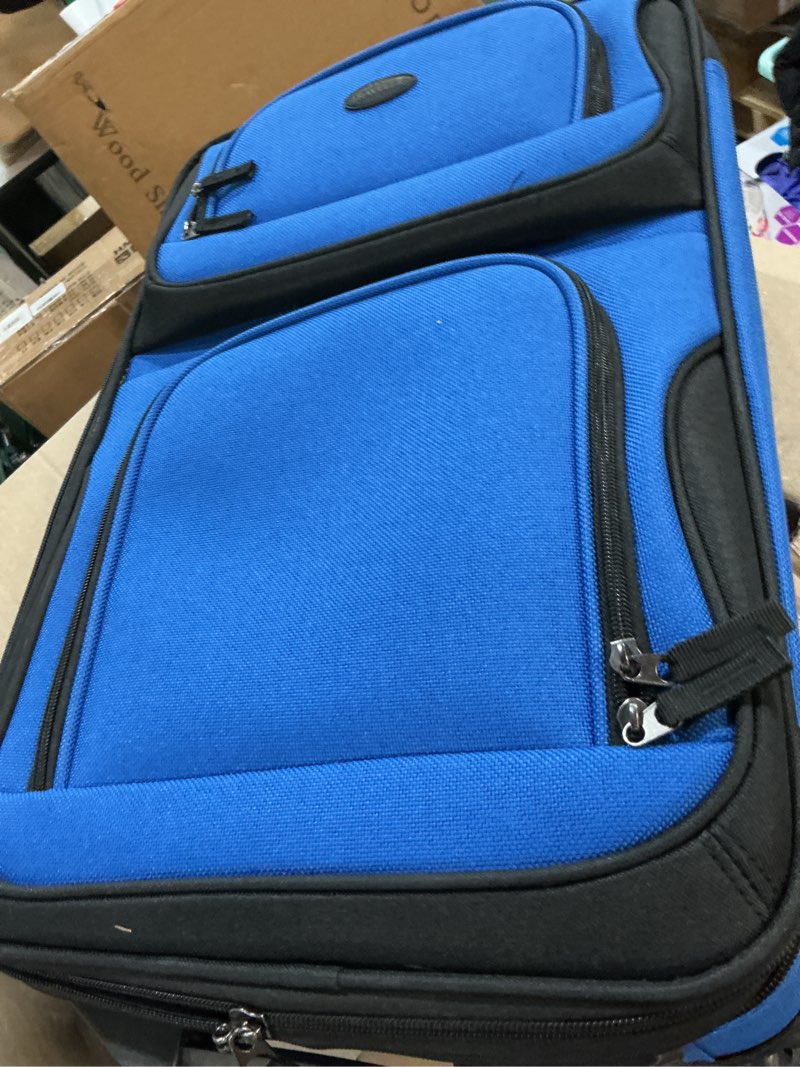 Condition photo showing As Is for U.S. Traveler's Rio 2-Piece Expandable Carry-On Luggage Set - 1200D Polyester