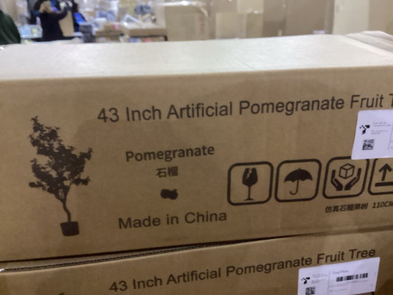 43 inch artificial pomergranate fruit tree