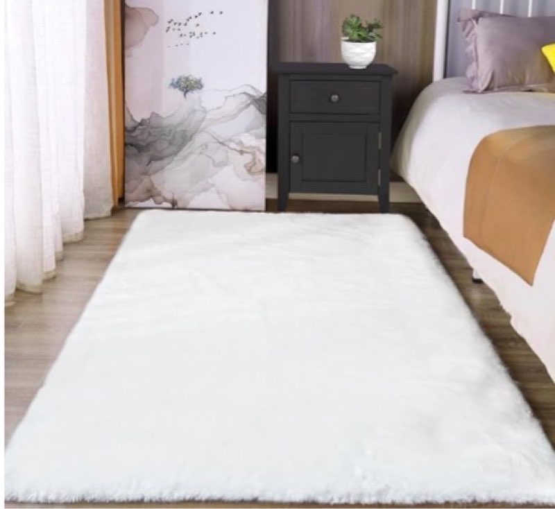 Ophanie 6x9 Snow White Rug