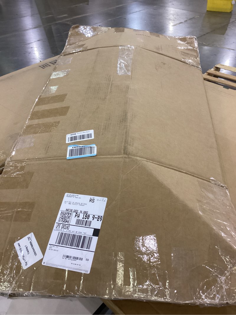 Condition photo showing As Is for G2 36 Inches Light Weight Snowshoes with Toe Box, EVA Padded Ratchet Binding, Heel Lift, Flexible Pivot Bar, Durable Back Strap, Set with Trekking Poles, Carrying Bag, Snow Baskets, Blue