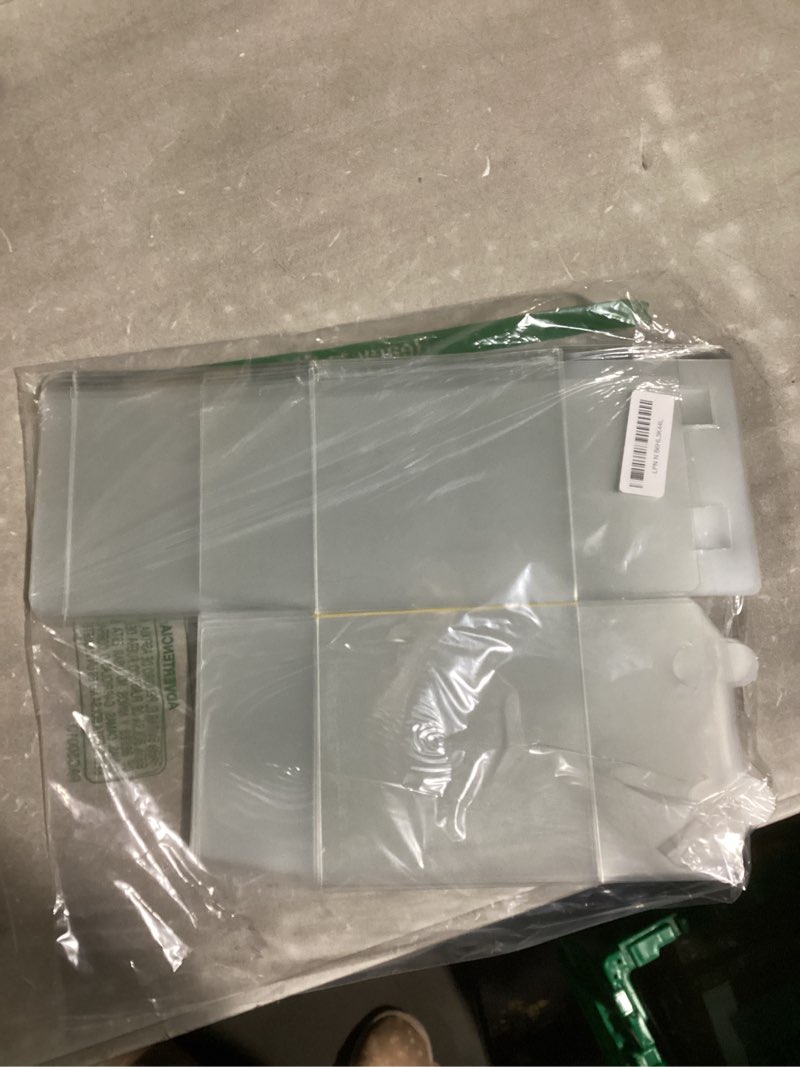 Condition photo showing New/Like New for Juvale 30-Pack Clear Boxes for Gifts, Treats & Cupcakes - 6x6x6 Inch Square Plastic - Wedding Favor Boxes for Individual Cookie & Candy Treats